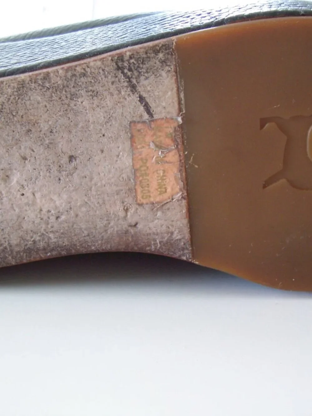 Gee WaWa Black Leather Platform, Sandals in Very Good Condition Size 7